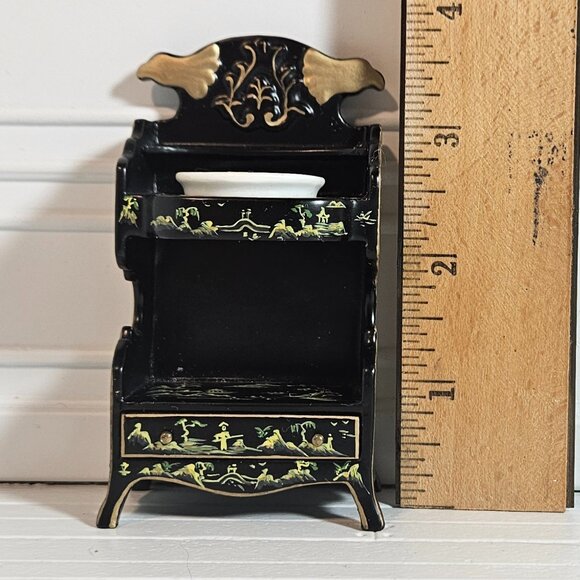 Vintage Hansson Dollhouse Miniature Wash Basin - Picture 7 of 9